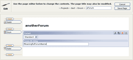 Naming the Forum